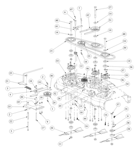 Part Location Diagram of 01004772 MTD Blade